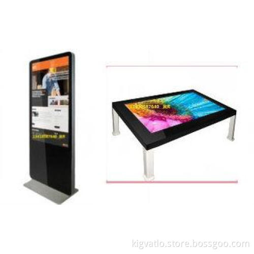 Full HD 1080P Floor Standing Digital Signage , 1*1G DDR2 SO
